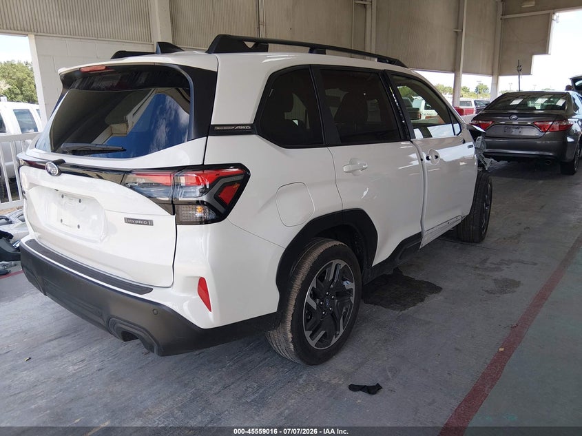 2025 Subaru Forester VIN JF2SLSRD0SH412538 IAAI salvage auction — FRONT END, Salvage Title, sold $12,100 on 2026-08-01 (photo 4)