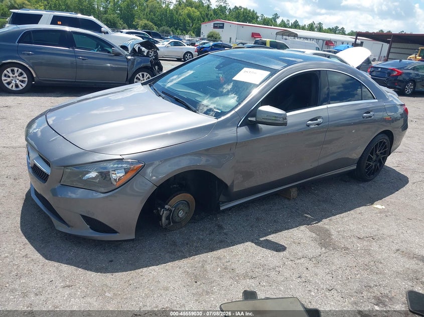 2015 Mercedes-benz Cla-klasse VIN WDDSJ4EB4FN266971 IAAI salvage auction — FRONT END, Salvage Title, sold $2,650 on 2026-08-11 (photo 2)