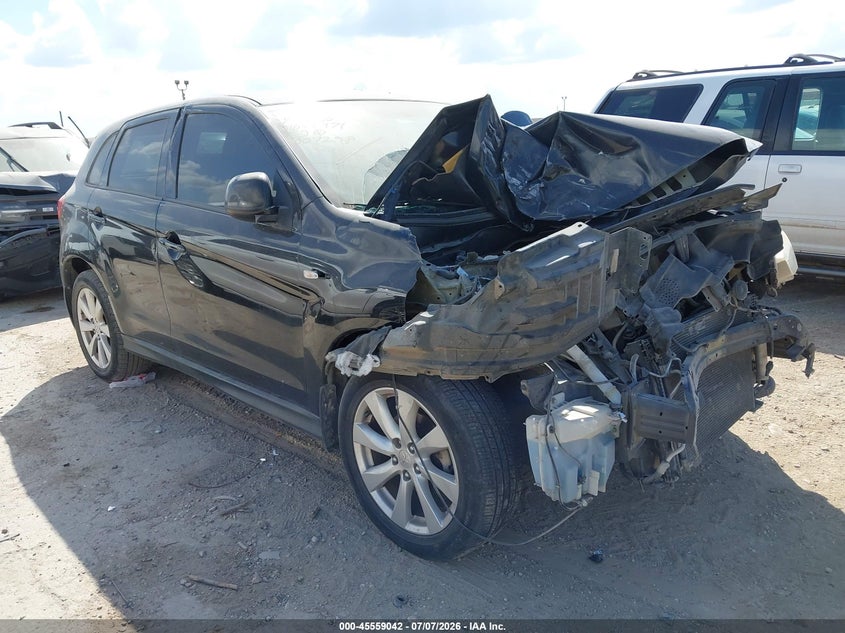 2013 Mitsubishi Outlander VIN 4A4AP3AU1DE007298 IAAI salvage auction — FRONT END, Salvage (Texas), sold $650 on 2026-08-03 (photo 1)