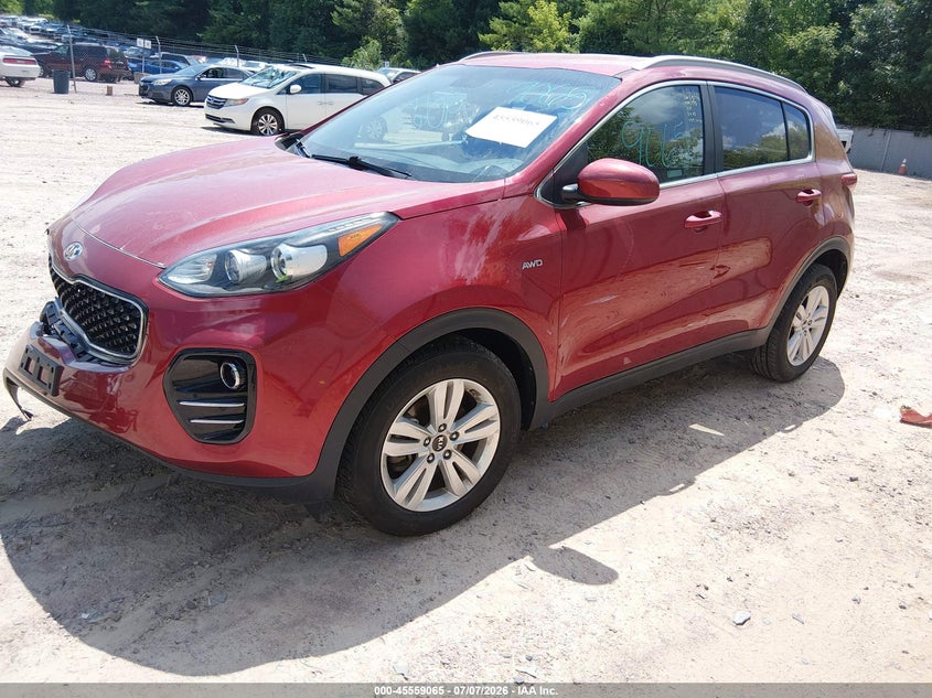 2019 Kia Sportage VIN KNDPMCAC2K7581993 IAAI salvage auction — FRONT END, Clear (Wisconsin), sold $2,625 on 2026-07-29 (photo 2)