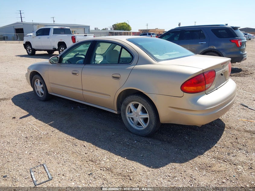 2002 Oldsmobile Alero VIN 1G3NL52F02C120152 IAAI salvage auction — NORMAL WEAR, Original (Texas), sold $25 on 2026-07-29 (photo 3)