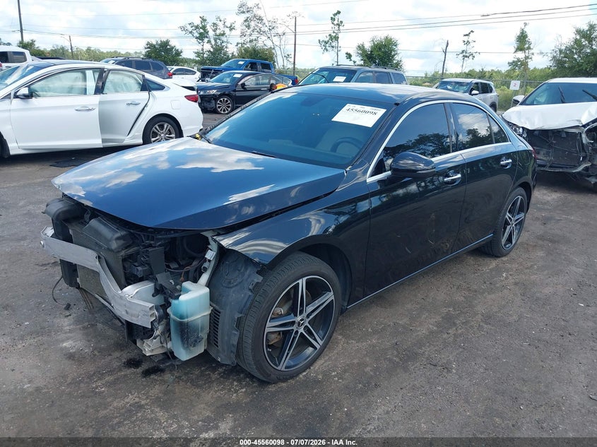 2019 Mercedes-benz A-klasse VIN WDD3G4FB1KW024175 IAAI salvage auction — FRONT END, Rebuildable (Florida), sold $6,000 on 2026-08-05 (photo 2)