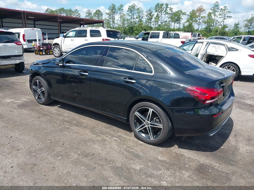 2019 Mercedes-benz A-klasse VIN WDD3G4FB1KW024175 IAAI salvage auction — FRONT END, Rebuildable (Florida), sold $6,000 on 2026-08-05 (photo 3)