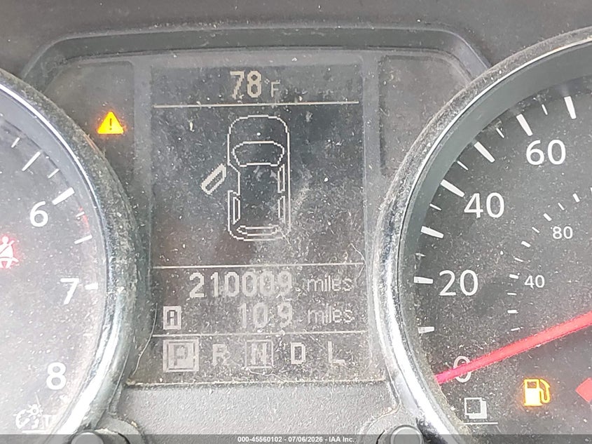 2011 Nissan Rogue sport VIN JN8AS5MV4BW257765 IAAI salvage auction — NORMAL WEAR, Clear (New Hampshire), sold $100 on 2026-07-29 (photo 7)