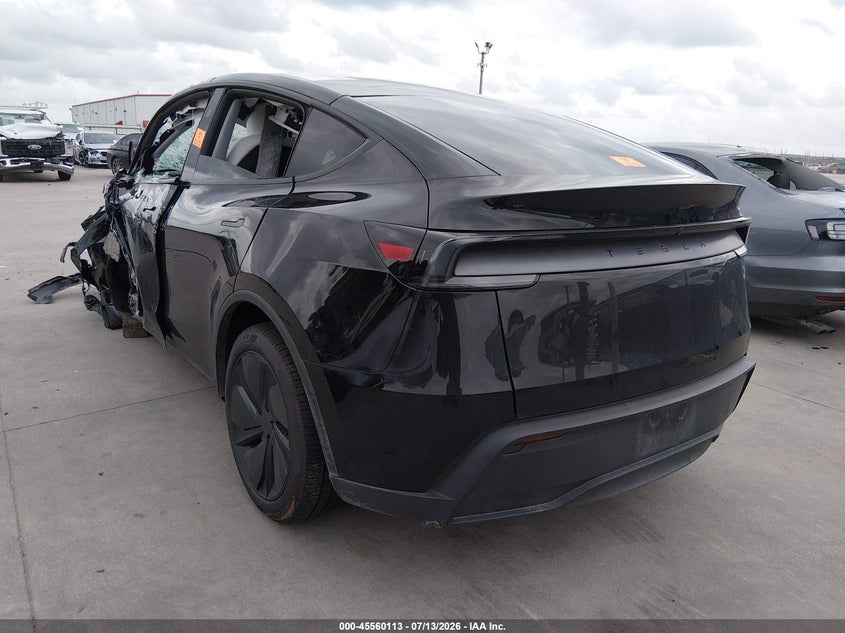 2026 Tesla Model y VIN 7SAYGDEDXTA611175 IAAI salvage auction — FRONT END, Non-Repairable (Texas), sold $5,900 on 2026-09-26 (photo 3)