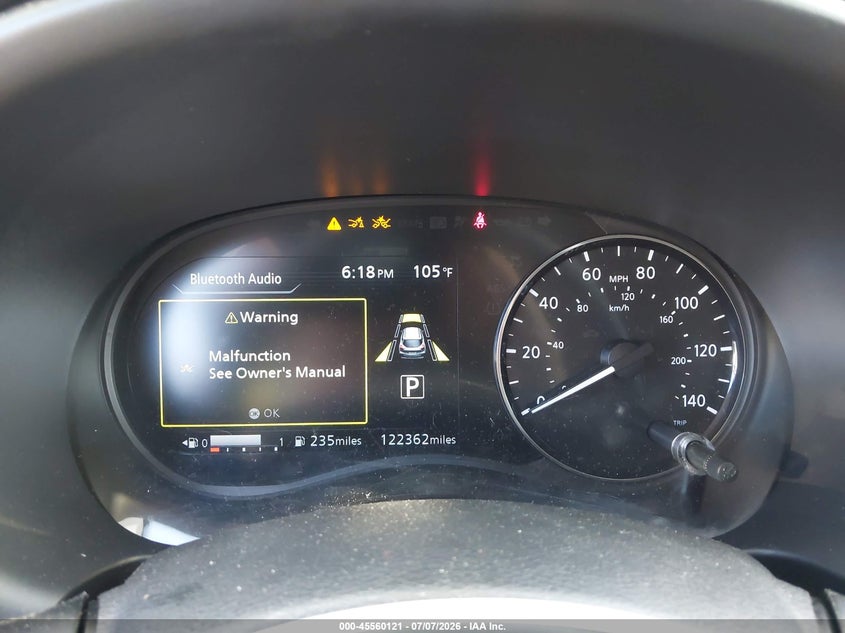 2021 Nissan Kicks VIN 3N1CP5CV4ML516709 IAAI salvage auction — FRONT END, Original (Texas), sold $1,850 on 2026-08-22 (photo 7)