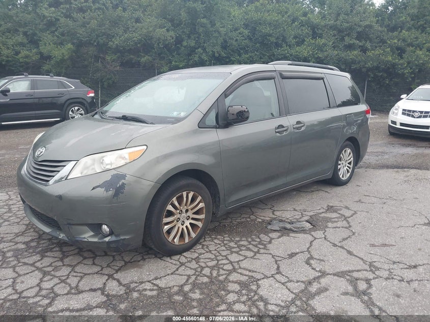 2011 Toyota Sienna VIN 5TDYK3DC4BS058275 IAAI salvage auction — NORMAL WEAR, Clear (Pennsylvania), sold $3,000 on 2026-07-24 (photo 2)