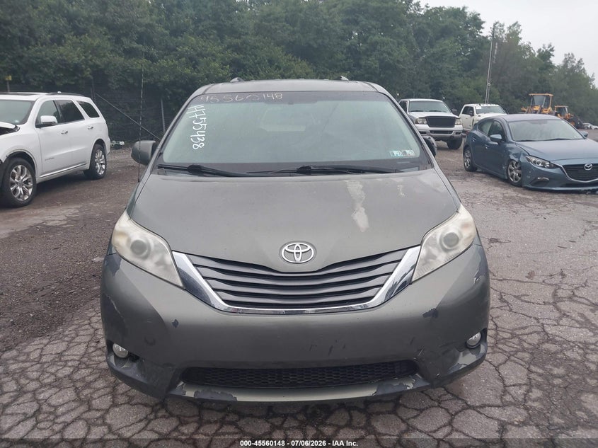 2011 Toyota Sienna VIN 5TDYK3DC4BS058275 IAAI salvage auction — NORMAL WEAR, Clear (Pennsylvania), sold $3,000 on 2026-07-24 (photo 6)