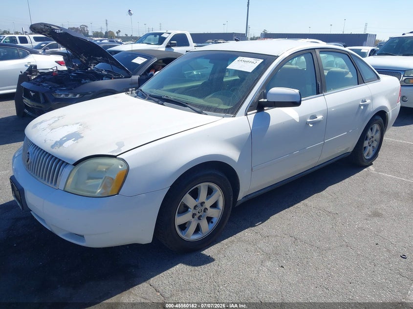 2005 Mercury Montego VIN 1MEFM40175G615088 IAAI salvage auction — NORMAL WEAR, Clear - Dealer Only (California), sold $200 on 2026-07-30 (photo 2)