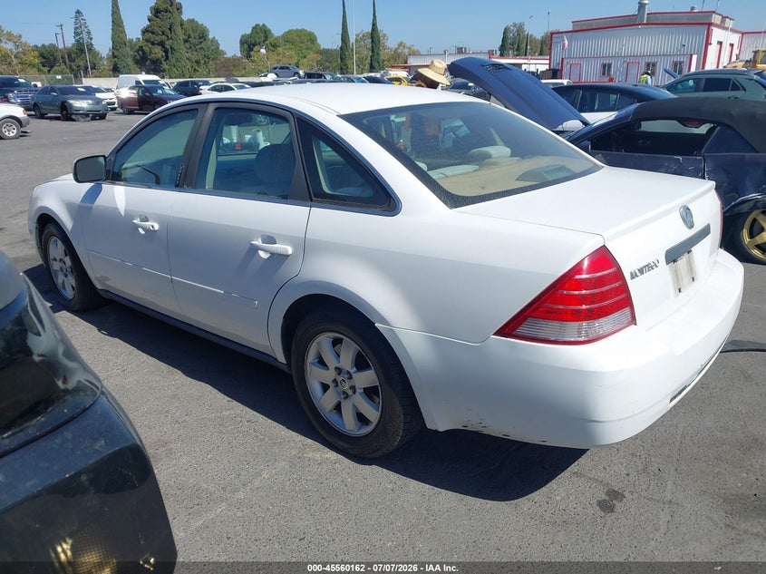 2005 Mercury Montego VIN 1MEFM40175G615088 IAAI salvage auction — NORMAL WEAR, Clear - Dealer Only (California), sold $200 on 2026-07-30 (photo 3)