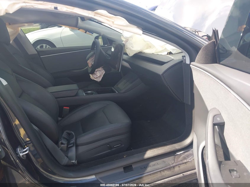 2026 Tesla Model 3 VIN 5YJ3E1EA5TF117536 IAAI salvage auction — LEFT FRONT, Certificate Of Destruction (Florida), sold $12,000 on 2026-08-02 (photo 5)