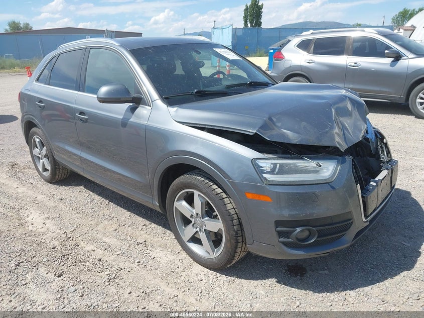 2015 Audi Q3 VIN WA1GFCFS5FR006110 IAAI salvage auction — FRONT END, Salvage (Montana), sold $25 on 2026-10-07 (photo 1)