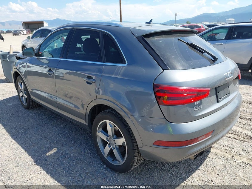 2015 Audi Q3 VIN WA1GFCFS5FR006110 IAAI salvage auction — FRONT END, Salvage (Montana), sold $25 on 2026-10-07 (photo 3)
