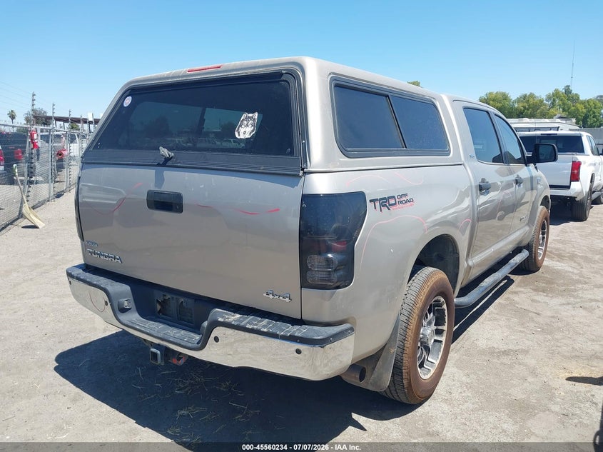 2008 Toyota Tundra VIN 5TFDV54188X038548 IAAI salvage auction — LEFT SIDE, Salvage (California), sold $5,700 on 2026-07-28 (photo 4)