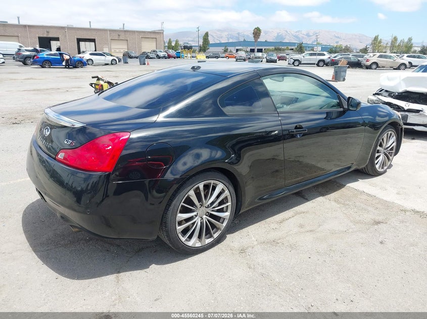 2012 Infiniti G VIN JN1CV6EK6CM423273 IAAI salvage auction — RIGHT FRONT, Wait Title, sold $5,150 on 2026-09-21 (photo 4)