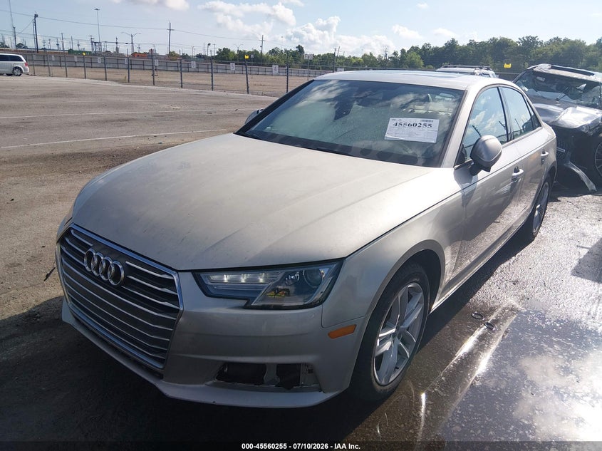 2017 Audi A4 VIN WAUGNAF40HN057147 IAAI salvage auction — WATER/FLOOD, Salvage Title, sold $2,500 on 2026-07-24 (photo 2)