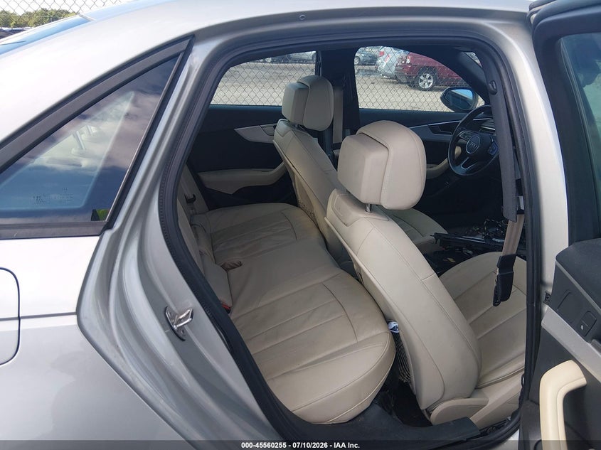 2017 Audi A4 VIN WAUGNAF40HN057147 IAAI salvage auction — WATER/FLOOD, Salvage Title, sold $2,500 on 2026-07-24 (photo 8)