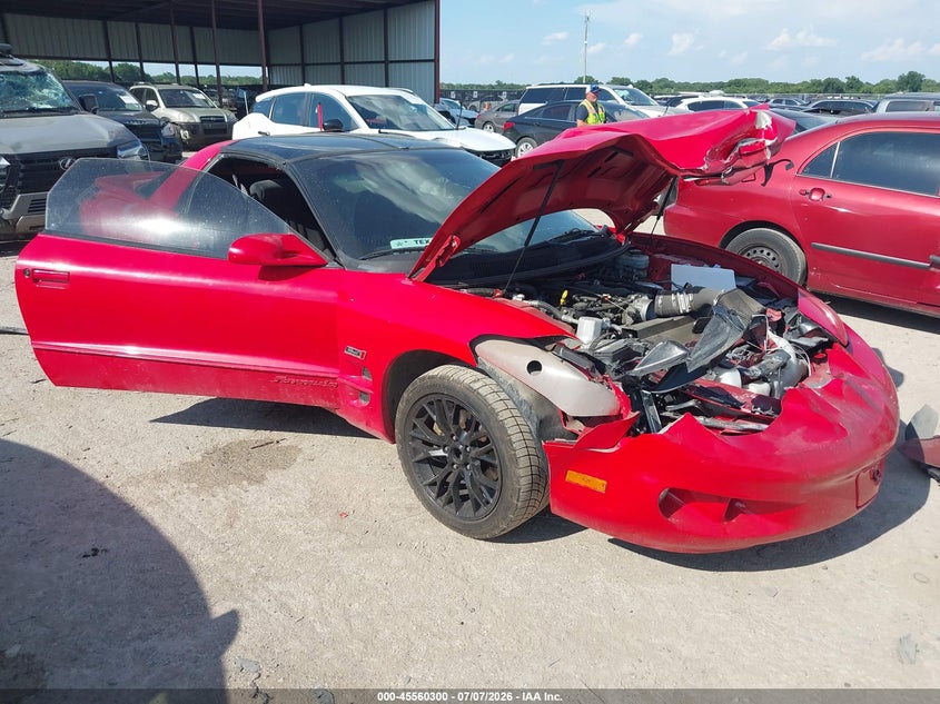 2001 Pontiac Firebird VIN 2G2FV22G512116851 IAAI salvage auction — FRONT END, Salvage (Texas), sold $1,500 on 2026-08-02 (photo 1)