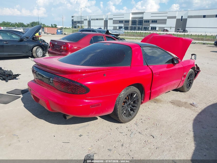 2001 Pontiac Firebird VIN 2G2FV22G512116851 IAAI salvage auction — FRONT END, Salvage (Texas), sold $1,500 on 2026-08-02 (photo 4)