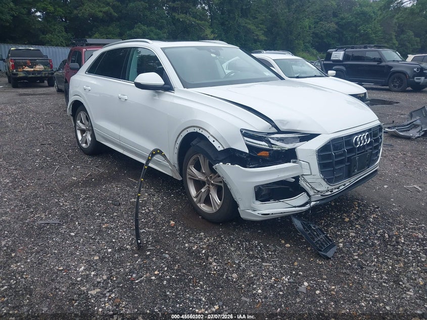 2022 Audi Q8 VIN WA1BVBF1XND026881 IAAI salvage auction — REAR END, Mv-907A (New York), sold $20,700 on 2026-07-28 (photo 1)