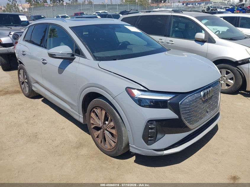 2023 Audi Q4 e-tron VIN WA1BCBFZ3PP005917 — IAAI salvage auction photo