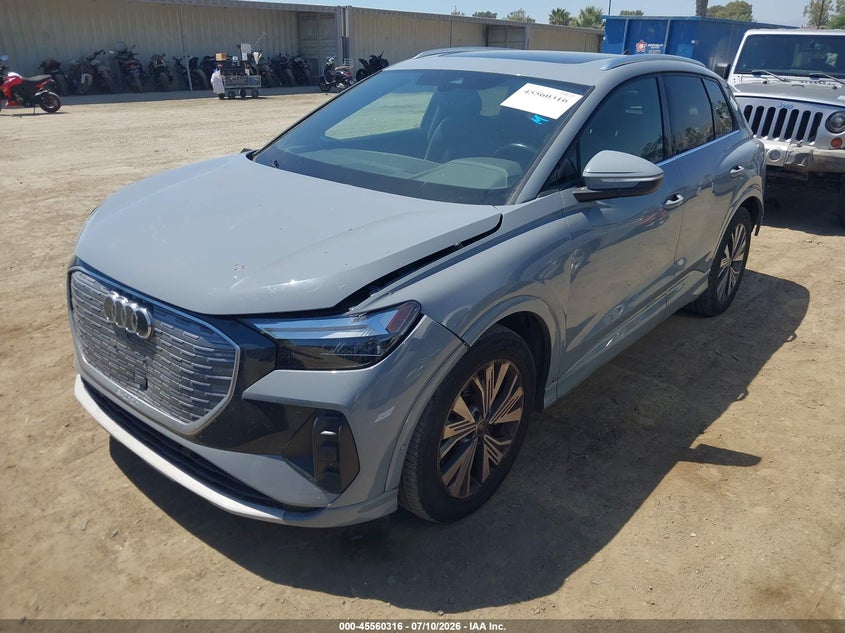 2023 Audi Q4 e-tron VIN WA1BCBFZ3PP005917 IAAI salvage auction — RIGHT REAR, Salvage Title, sold $11,950 on 2026-08-20 (photo 2)