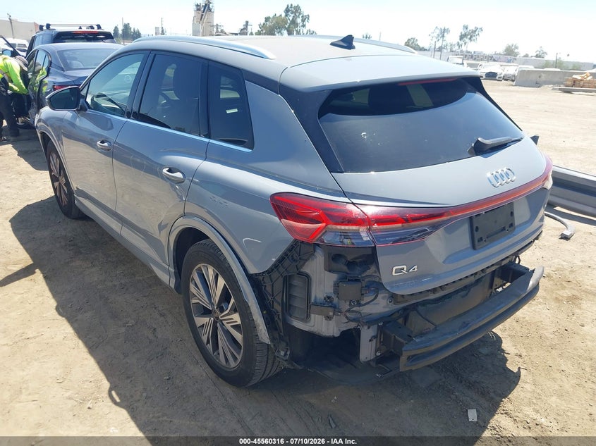 2023 Audi Q4 e-tron VIN WA1BCBFZ3PP005917 IAAI salvage auction — RIGHT REAR, Salvage Title, sold $11,950 on 2026-08-20 (photo 3)
