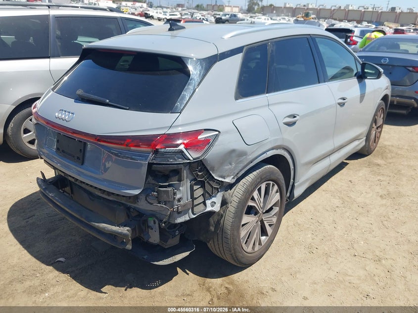 2023 Audi Q4 e-tron VIN WA1BCBFZ3PP005917 IAAI salvage auction — RIGHT REAR, Salvage Title, sold $11,950 on 2026-08-20 (photo 4)