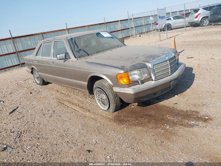 1987 Mercedes-benz 560 VIN WDBCA39D3HA348316 IAAI salvage auction — ALL OVER, Original (Texas), sold $125 on 2026-07-29 (photo 1)