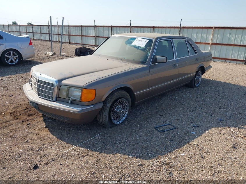 1987 Mercedes-benz 560 VIN WDBCA39D3HA348316 IAAI salvage auction — ALL OVER, Original (Texas), sold $125 on 2026-07-29 (photo 2)
