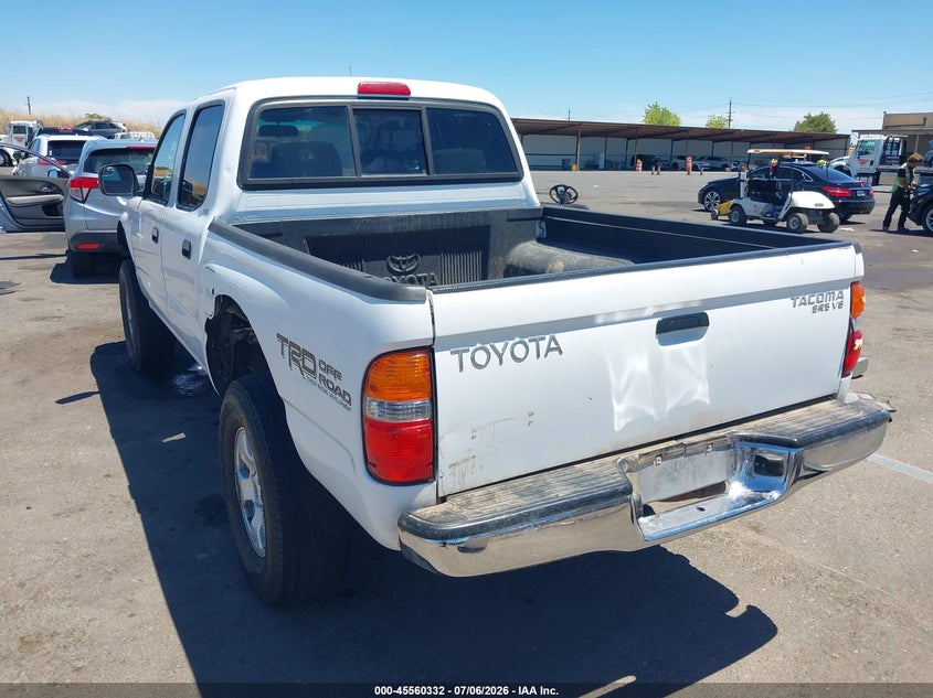 2002 Toyota Tacoma VIN 5TEHN72N92Z128410 IAAI salvage auction — FRONT END, Salvage (California), sold $3,500 on 2026-07-22 (photo 3)
