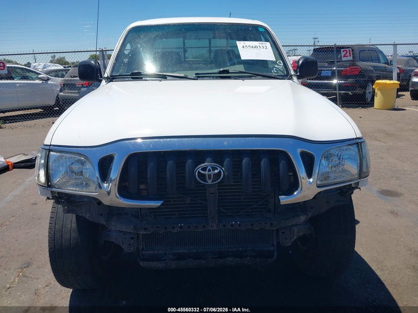 2002 Toyota Tacoma VIN 5TEHN72N92Z128410 IAAI salvage auction — FRONT END, Salvage (California), sold $3,500 on 2026-07-22 (photo 6)