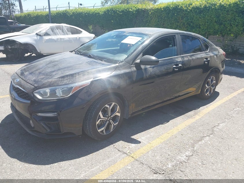 2019 Kia Forte VIN 3KPF24AD3KE035459 IAAI salvage auction — FRONT & REAR, Salvage Title, sold $2,700 on 2026-08-01 (photo 2)