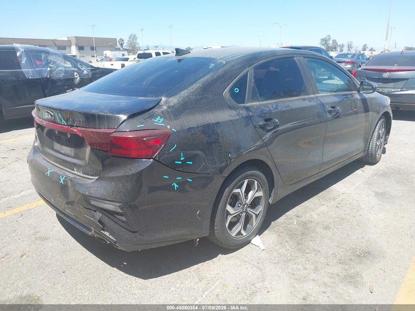 2019 Kia Forte VIN 3KPF24AD3KE035459 IAAI salvage auction — FRONT & REAR, Salvage Title, sold $2,700 on 2026-08-01 (photo 4)