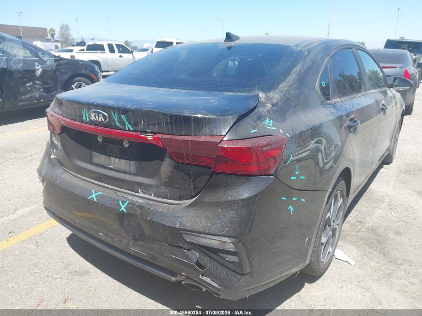 2019 Kia Forte VIN 3KPF24AD3KE035459 IAAI salvage auction — FRONT & REAR, Salvage Title, sold $2,700 on 2026-08-01 (photo 6)