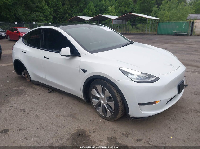 2023 Tesla Model y VIN 7SAYGDEEXPA063483 IAAI salvage auction — REAR END, Salvage - 75% Or Less (Maryland), sold $5,700 on 2026-07-29 (photo 1)