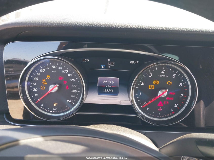 2017 Mercedes-benz E-klasse VIN WDDZF4JB2HA234567 IAAI salvage auction — FRONT END, Salvage (California), sold $4,000 on 2026-07-22 (photo 7)