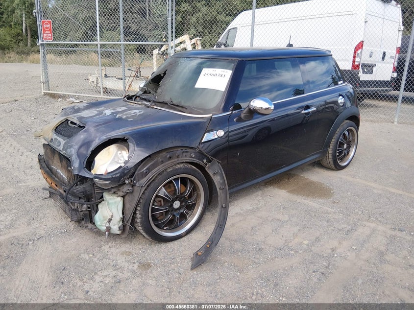 2009 Mini Cooper VIN WMWMF73509TT95015 IAAI salvage auction — ENGINE BURN, Bill Of Sale (Washington), sold $50 on 2026-08-05 (photo 2)