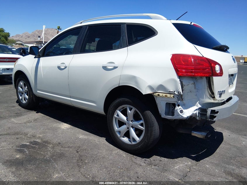 2008 Nissan Rogue VIN JN8AS58T38W014871 IAAI salvage auction — REAR END, Salvage (Nevada), sold $500 on 2026-07-24 (photo 3)