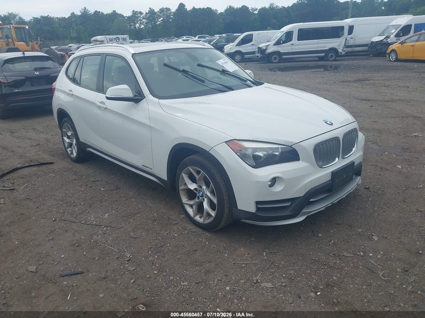 2015 BMW X1 VIN WBAVL1C57FVY34043 IAAI salvage auction — ELECTRICAL, Mv-907A (New York), sold $500 on 2026-07-28 (photo 1)