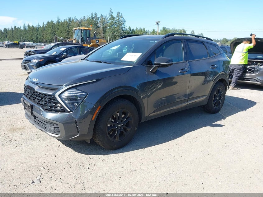 2023 Kia Sportage VIN 5XYK7CAF1PG069454 IAAI salvage auction — REAR END, Bill Of Sale (Washington), sold $9,550 on 2026-07-22 (photo 2)