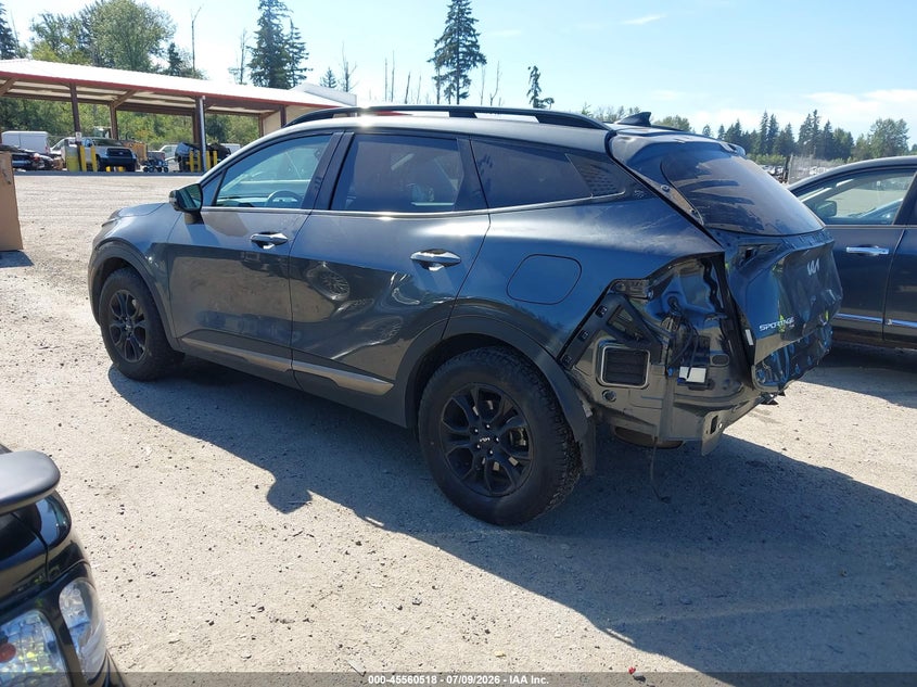 2023 Kia Sportage VIN 5XYK7CAF1PG069454 IAAI salvage auction — REAR END, Bill Of Sale (Washington), sold $9,550 on 2026-07-22 (photo 3)