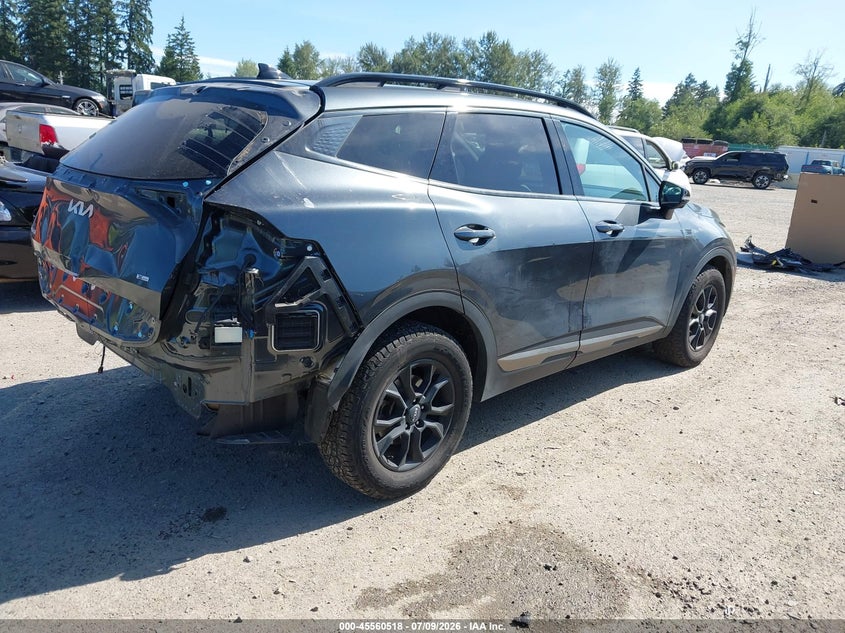 2023 Kia Sportage VIN 5XYK7CAF1PG069454 IAAI salvage auction — REAR END, Bill Of Sale (Washington), sold $9,550 on 2026-07-22 (photo 4)