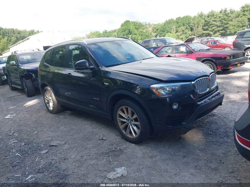 2015 BMW X3 VIN 5UXWX9C54F0D47147 IAAI salvage auction — FRONT END, Mv-907A (New York), sold $25 on 2026-07-21 (photo 1)
