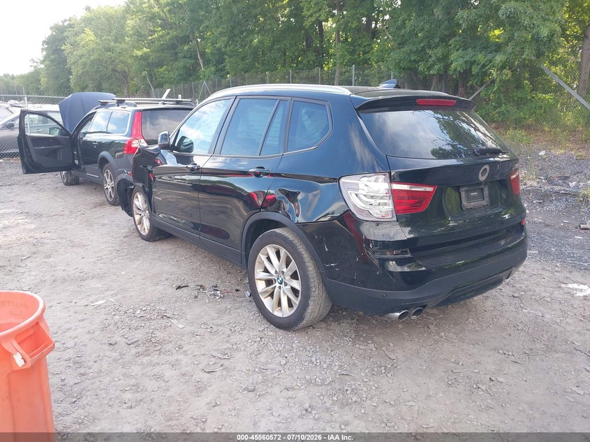 2015 BMW X3 VIN 5UXWX9C54F0D47147 IAAI salvage auction — FRONT END, Mv-907A (New York), sold $25 on 2026-07-21 (photo 3)