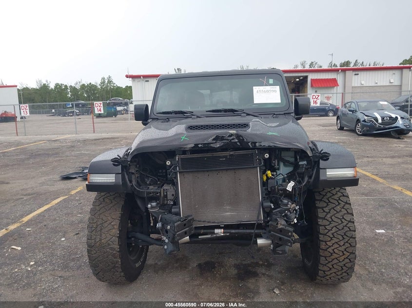 2021 Jeep Gladiator VIN 1C6JJTEGXML582242 IAAI salvage auction — FRONT END, Salvage Title, sold $12,850 on 2026-07-27 (photo 6)