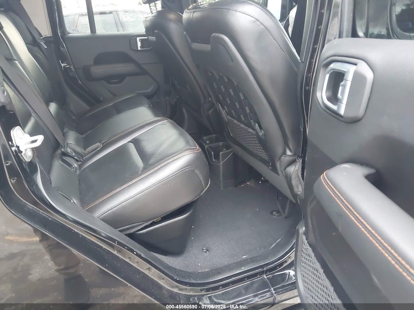2021 Jeep Gladiator VIN 1C6JJTEGXML582242 IAAI salvage auction — FRONT END, Salvage Title, sold $12,850 on 2026-07-27 (photo 8)