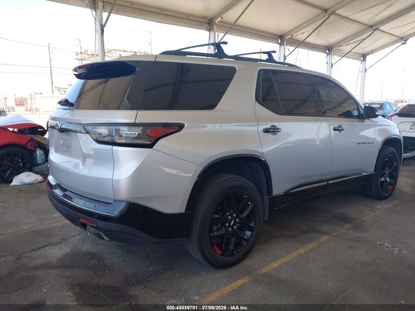 2021 Chevrolet Traverse VIN 1GNERKKW9MJ122775 IAAI salvage auction — FRONT END, Salvage (California), sold $5,800 on 2026-07-31 (photo 4)