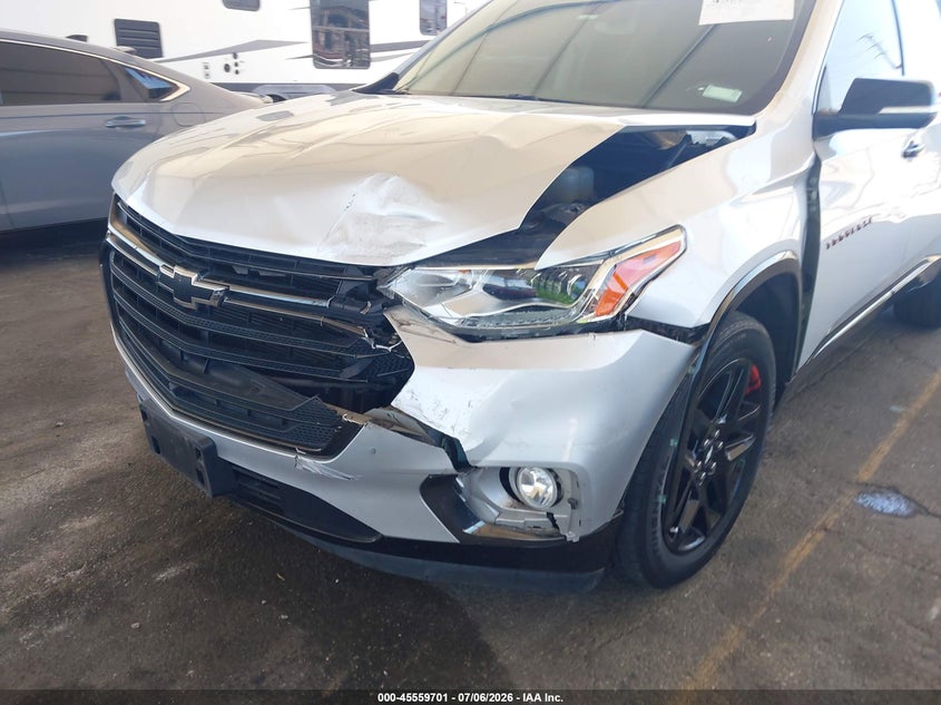 2021 Chevrolet Traverse VIN 1GNERKKW9MJ122775 IAAI salvage auction — FRONT END, Salvage (California), sold $5,800 on 2026-07-31 (photo 6)