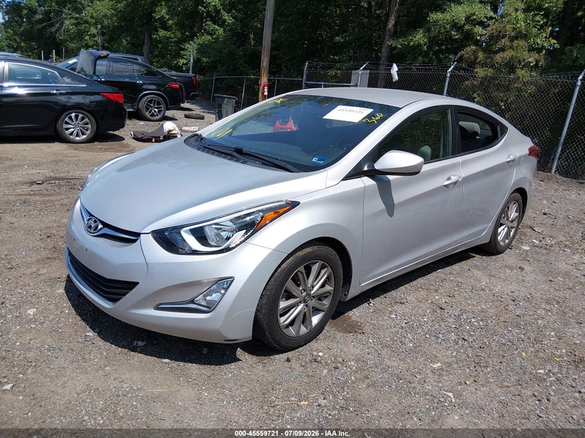 2015 Hyundai Elantra VIN KMHDH4AE8FU260770 IAAI salvage auction — THEFT, Salvage - Greater Than 75% (Maryland), sold $1,600 on 2026-07-29 (photo 2)